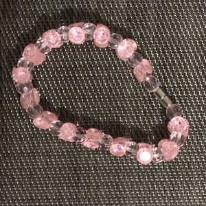 Pink Stones Magnetic Bracelet